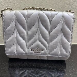 Kate Spade Silver Quilted Women's Bag